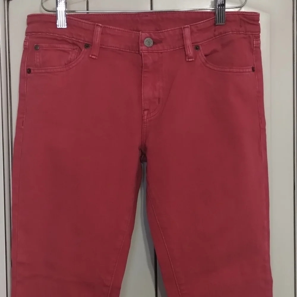 Ralph Lauren Denim & Supply jeans Red Skinny Size 30 32 Low to Mid Rise